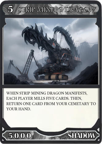 Strip Mining Dragon card