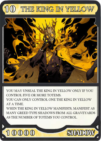 The King in Yellow card