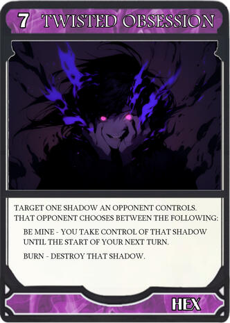 Twisted Obsession card